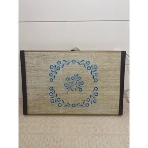 Vintage Warm-O-Tray Model 60 Electric Warming Tray Blue Floral Atlantic Works